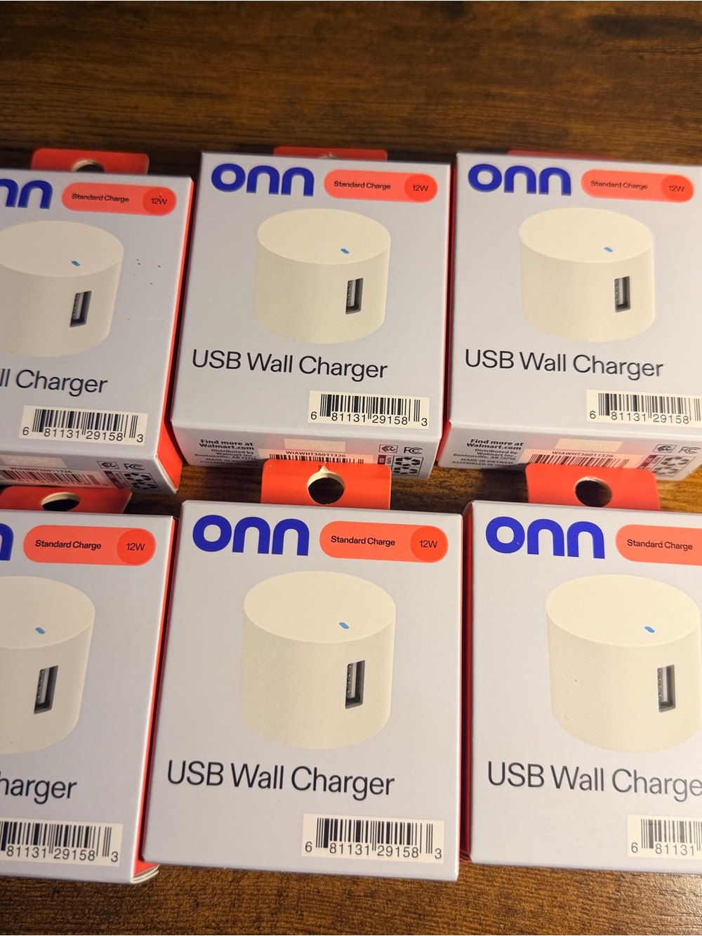 ONN USB Wall Charger - White (Set) of 6